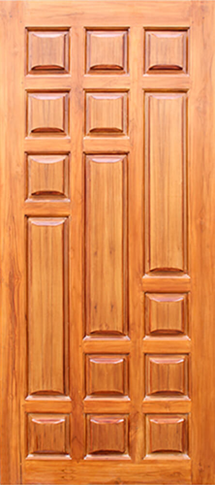 teak door